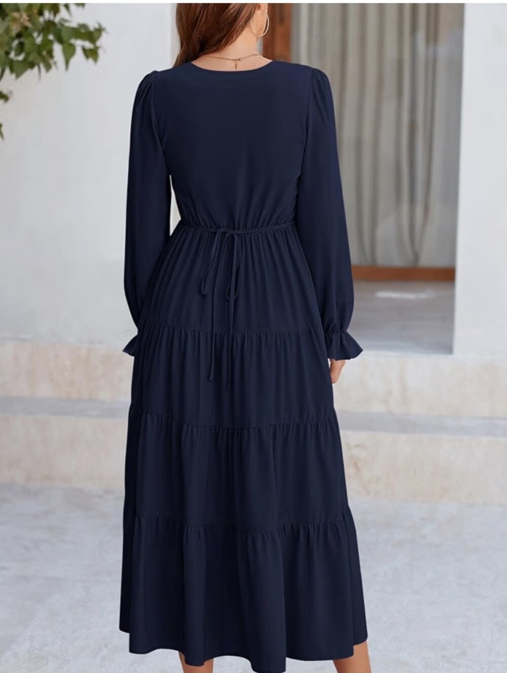 Women's royal blue dress. - Picture 2 of 4